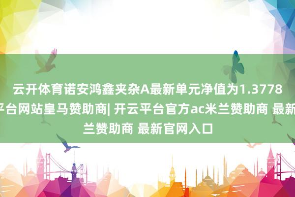 云开体育诺安鸿鑫夹杂A最新单元净值为1.3778元-开云平台网站皇马赞助商| 开云平台官方ac米兰赞助商 最新官网入口
